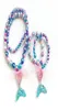 El collar de sirena para niñas, collares coloridos para niños, pulsera para niños, pulsera para niñas, accesorios de moda para niños A41661583544