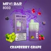 Original MRVI BAR 8000 VAPER MRVI VAPE DESECHABLE MRVI PEN E Cigarettanordning med 650mAh Batteri 15 ml POD Förfylld Catridge Big Puffs gratis frakt