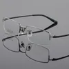 Viodream receptbelagd glas Pure Titanium Material Business Eyeglasses Frame Oculos de Grau Glasses Man Man Reading Fashion Sung178w