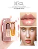 DEROL 55 ml x 2 Day Night Volumising Gloss Lips Plumper Lip Fine Lines Mask Langanhaltende Feuchtigkeitscreme Pflegeöl Sexy Plump Serum3094449