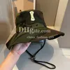 Summer Sunscreen Hat Wide Brim Tourist Hat Designer Camouflage Hat Women Men Fitted Bucket Cap Outing Sunshade European And American Hat