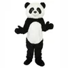 2024 Ventes chaudes Panda Mascot Costume Halloween Christmas Fancy Femme Robe Cartoonfancy Robe Carnival Unisexe Adults Tenue