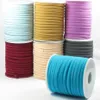 Multi Color 20m 1Roll 5mm Elastic Nylon Lycra Cord Soft and Thick Cord Nylon Lycra String Lämplig för att göra armband elasti235f