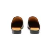 Luxurys Designer Halbschwanzer Männer Snadal Biene Baotou Slipper Flachschuh Leder Freizeitschuhe 2024 neue Schieberegler Lazy Maultier Leder Leinwand Frauen Loafer Slide Girl mit Kasten