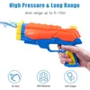 Gun Toys Outdoor Storage Water Gun for Kids Summer Beach Water Beach Game Seaside Swimming Pool Drifting Water Gun Water Spray Toys 240307