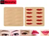 10pcslot 3D Siliconen Permanente Make-up Tattoo Training Praktijk Nep Valse Huid Lippen Voor Microblading Tattoo Machine Beginner9360712