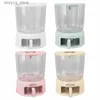 Food Jars Canisters Grain Dispenser Multi Grids Large Capacity Food Grade Material Rice Bucket Rotation for Home Food Storage Rice Dispenser Tank L240308
