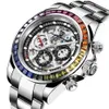 2021 Pagani Design Automatyczne zegarek 40 mm mężczyzn Mechaniczne zegarki szkieletu Wodoodporne stalowe działalność modowa Relogio Mascul245n