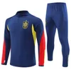 2023 2024 Трепный костюм футбольный набор Джерси 22 23 24 Mens Jacket Football Рубашки Messis di Maria dybala de Paul Maradona Мужские детские тренировочные костюмы.