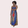 Сексуальное платье с открытой спиной, летнее Дашики, повседневный сарафан, пляжное женское платье Vestidos De Playa, африканские платья для женщин 240226