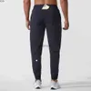 Designer Gym Pocket Outfit Sport Taille élastique Hommes Pantalon de longueur régulière 240308