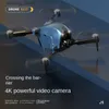 Drones S177 Dobrável Veículo Autônomo Brushless 4K 8K Fotografia RC Drone com Câmera Fluxo Óptico Posicionamento Brinquedo Infantil Q240308