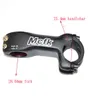 MCFK Matte Carbon Carbon Road Road STEM MTB ركوب الدراجات أجزاء الدراجات مقابض السيقان الكربون 254 ملم الطول 70 80 90 100 110 120mm angle9546898