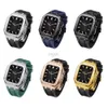 Bands Watch Ap Mod Kit Armband Armband Steel Cases Cover With Solid Band Strap Silicone Bands Watchband For Watch Series 3 4 5 6 7 8 SE IWATCH 240308
