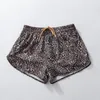 LL Sports 4 "Hotty Hot Shorts Women Track That Liner Zip Outwork Leggings Дышащие камуфляжные леопардовые брюки для бега Быстросохнущие повседневные шорты для йоги с шнурком