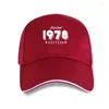 Ball Caps Men Edition 1978 40e année Tendance d'âge d'anniversaire Limited Baseball Cap