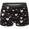 Unterhose Love Hearts Herren Lustige Unterwäsche Boxershorts Leichte Elastizität Männliche Shorts Neuheit Stilvolles Geschenk für Männer Jungen