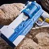 Gun Toys New Childrens Outdoor Beach Water Gun Toy Hela Automatisk Summer Beach Water Gun Swimming Pool Party Handgun Vatten som spelar Toyl2403