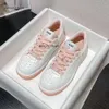 Luxe lederen suède dubbele vrijetijdsschoen voor dames Foam Run-schoenen Tennisbasketbalschoen Platte trainer Heren Designer Jurkschoen Channel Lady G