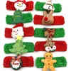 Abbigliamento per cani 30/50 pezzi Grandi Papillon Pupazzo di neve Albero di Natale Collare in stile cervo Piccolo Medio Forniture per animali domestici Accessoreis Archi