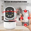 Câmera monitor do bebê 8mp/4k 5g wifi ip monitoramento automático rastreamento de segurança em casa inteligente indoor wifi sem fio q240308