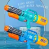 Juguetes Pistola de agua Gatling pistola de diversión Cañón de alta presión juguetes para niños de gran capacidad para niños piscina en la playa natación deportes diversión de verano 2400308