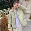 Women's Trench Coats BEENLE Plaid Clothes Female Small Loose Korean Fashion Cardigan Thickened Cotton-padded Jacket Clip Cotton Coat Winter