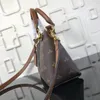 Crossbody designer väskor v tote bb mm form cerise rött läder nametag dubbel-zip designers kvinnor handväskor två storlekar