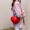 Heart Shape Bags For Women Mini Sling Shoulder Bag Ladys Red Love Heart Bag Fashion Pouch Bag Valentine Gifts Luxury Handbags 240226