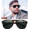 Роскошные солнцезащитные очки P Unisex UnFolding Pilot для мужчин UV400 55 досок HD с зелеными линзами, очки для вождения, эластичная переносица, дизайн comfo234a