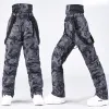 Stangen 2023 winddichte weibliche Alpine Overalls Kostüme Outdoor Sport Mountain Man Schneetärtehose wasserdichte warme Frauen Skihosen