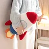 ZU espace thème fête décor à la maison astronautes mignons UFO fusée et avion jouets en peluche garçons tente chambre coussins 240305