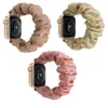 Bands Ladies Haarbandgurt Scrunchie Elastic Watchband für iWatch Band 38mm/42mm Serie 5 4 3 Armband gedrucktes Stoff Uhrzubehör Geschenke 12 Farben 240308