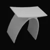 Bathroom Stool Modern Curved Design Furniture Bench Seat Acrylic Solid Surface Stone Chair 0102