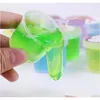 Argile, pâte à modeler Slime Clay Colorf Jouets Boue Protection de l'environnement non toxique Jouet drôle peut souffler des bulles D Enfants Noël Dr Dhlpu