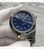 42 mm GP Laureato L39 Miyota automatisch herenhorloge 81010-11-431-11A blauwe wijzerplaat roestvrijstalen armband heren nieuwe horloges HelloWatch 2946