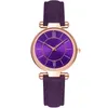 McyKcy marca ocio moda estilo reloj para mujer buena venta esfera púrpura relojes atractivos para mujer reloj de pulsera de cuarzo 2765