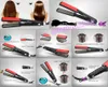 Professionele Stijltangen 7 Vorm Ontwerp Dual Voltage LED Digitaal Display Hard Titanium Verwarmingsplaat Flat Iron Salon Stylin3888426