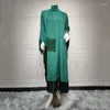 Etniska kläder Abaya Bat Sleeve Dress for Muslim Women Fashion Long Party Fassels 2024 Robe