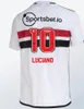 Fans joueurs 24/25 maillots de football de Sao Paulo 2024 domicile # 9 PABLO # 10 DANLVES # 11 LUCIANO Chemise LUAN IGOR GOMES BRENNER uniforme de football extérieur Mne kit enfants 888