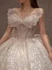 2024 Dubai Luxury una linea di abiti da sposa con paillettes Plus Size Cappella treno Sweetheart Vestido de Novia Appliqued Abiti da sposa da sposa Custom Made