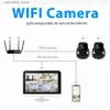 ベビーモニターカメラWESECUU 2MP 1080P WiFi Monitoring Mini Indoor Street Smart for Home Safety Q240308
