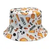 Hoeden met brede rand Bucket Hats Bucket HatHot nieuwe bedrukte vissershoeden grensoverschrijdende heren- en dameszonneschermen voor buitenzonwering zonnebrandcrème hoeden dubbelzijdig draagpothoeden