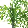 Dekorativa blommor 52 cm konstgjorda gråtande pilgrön vinstockar Flower Fake Plant Ivy Leaves Diy pannband bröllopsfest leveranser 2024308