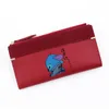 Anime peripheral Stitch wallet Student long wallet with zipper purse