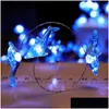 LED dizeleri Noel Cadılar Bayramı Dekoratif Dolphin String Lights 40 LED Hava Durumu Geçirmez 8 Mode İç ve Dış Mekan Uzaktan Kumanda Bakır WI DHK8C