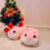 on Warm 162 Cartoon Home Slippers Funny Slip Fuzzy Flat Plush Soft Sole Shoes Winter Cozy Indoor 125