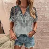 Women's T Shirts T-shirts toppar kvinnor kläder 2024 sommar kort ärm avslappnad lös blus skjorta tees elegant pullover överdimensionerad kvinna y2k