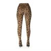 Capris MKKHOU Fashion Over the knee Women Boots New Sexy Leopard Stretch Pants Boots Jumpsuit High Heel Modern Boots