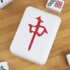 Gece Işıkları LED Işık Şarj Edilebilir Mahjong şekilli lamba Yumuşak başucu dekorasyonu Titreşimsiz bir göz dostu için